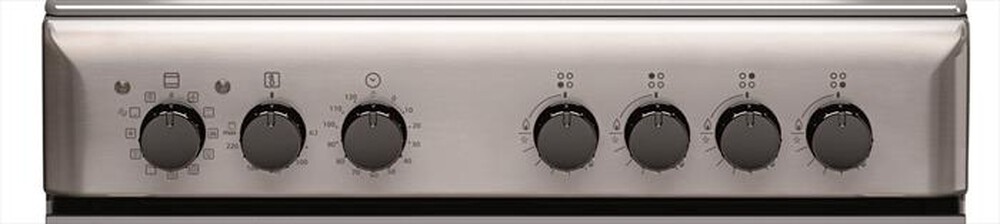 "HOTPOINT ARISTON - Cucina a gas H6TMH2AFXIT Classe A-INOX"