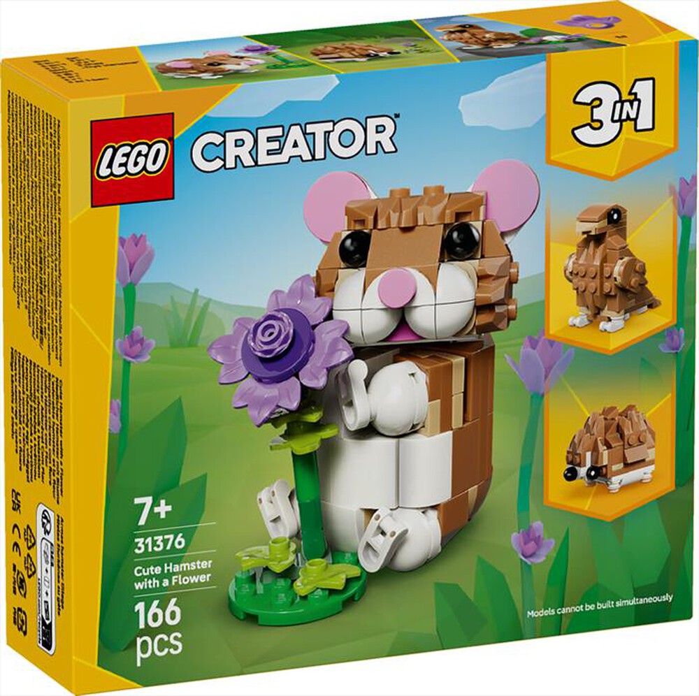 Immagine del prodotto LEGO - CREATOR 3IN1 Simpatico criceto con fiore - 31376
