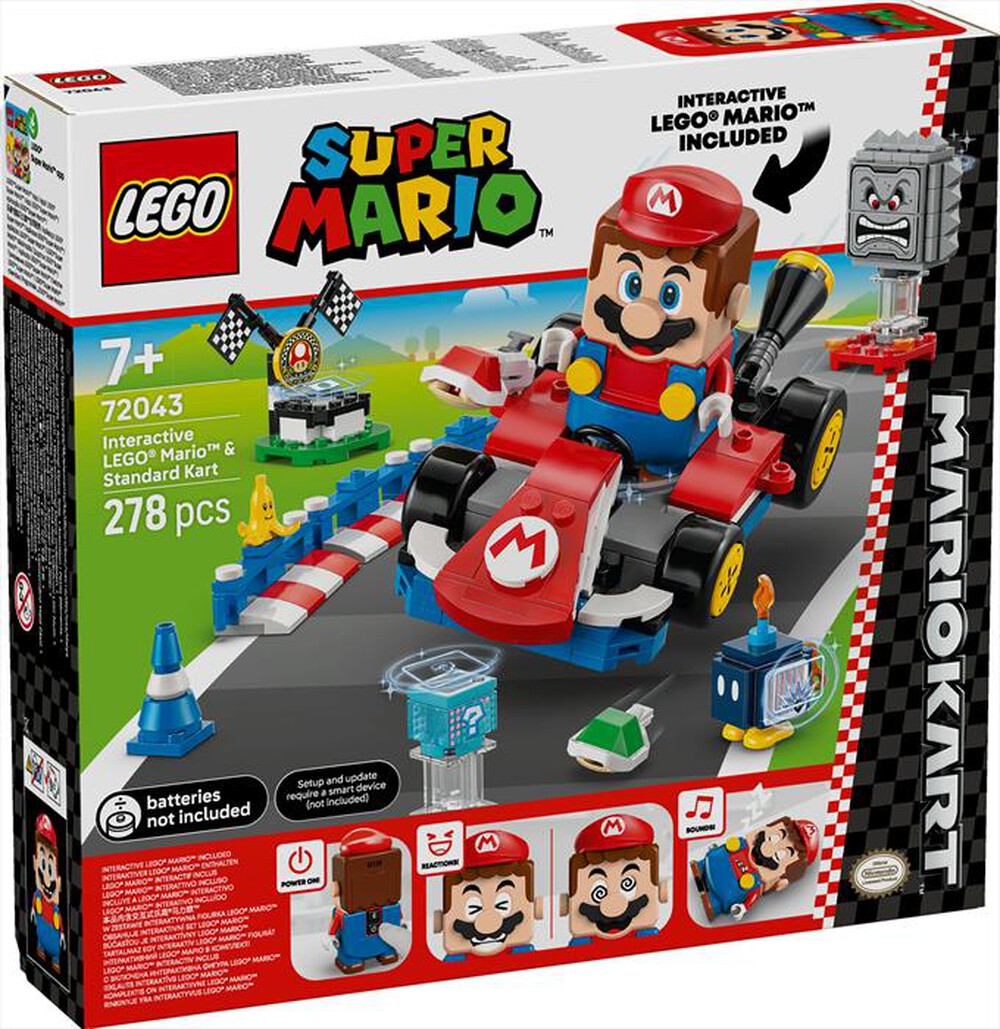 Immagine del prodotto LEGO - 72043 MARIO KART   MARIO INTERATTIVO E KART-,
