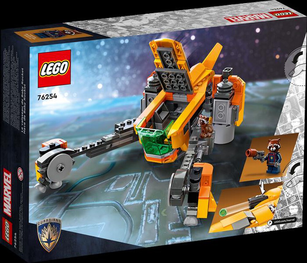 "LEGO - MARVEL Astronave di Baby Rocket - 76254"