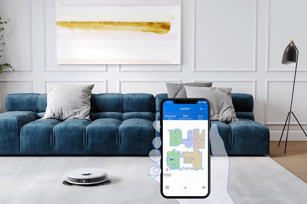 "ECOVACS - N8 PRO ROBOT ASPIRAPOLVERE DEEBOT OZMO-Bianco"