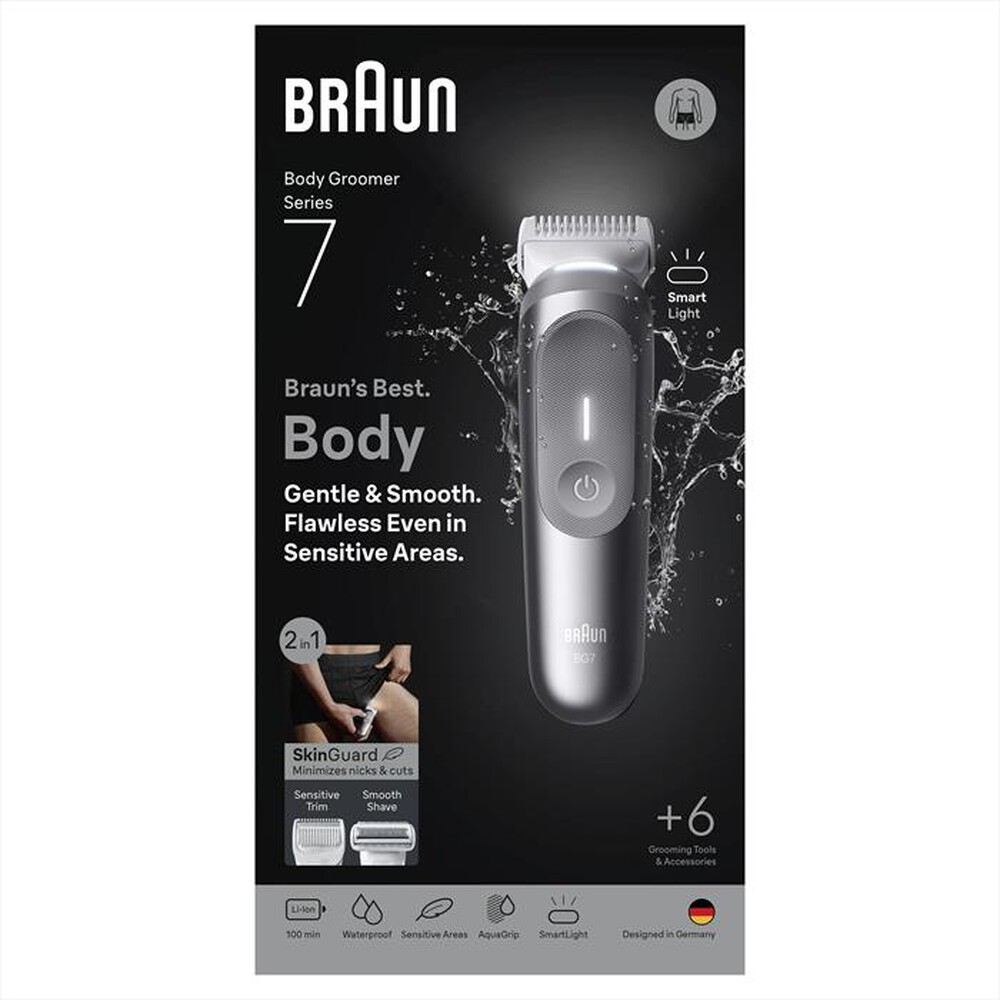 "BRAUN - Rasoio BG 7550-GRIGIO"