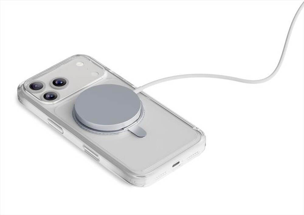 Immagine del prodotto CELLULARLINE - Custodia anello rotabile SPIN MAG IPHONE 17 PRO-Trasparente