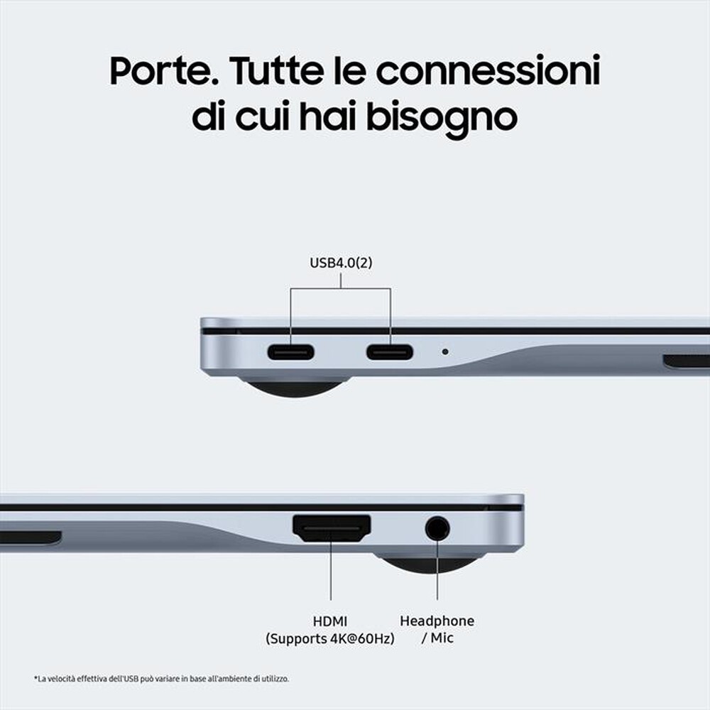 "SAMSUNG - Notebook GALAXY BOOK4 EDGE 14\"-Sapphire Blue"