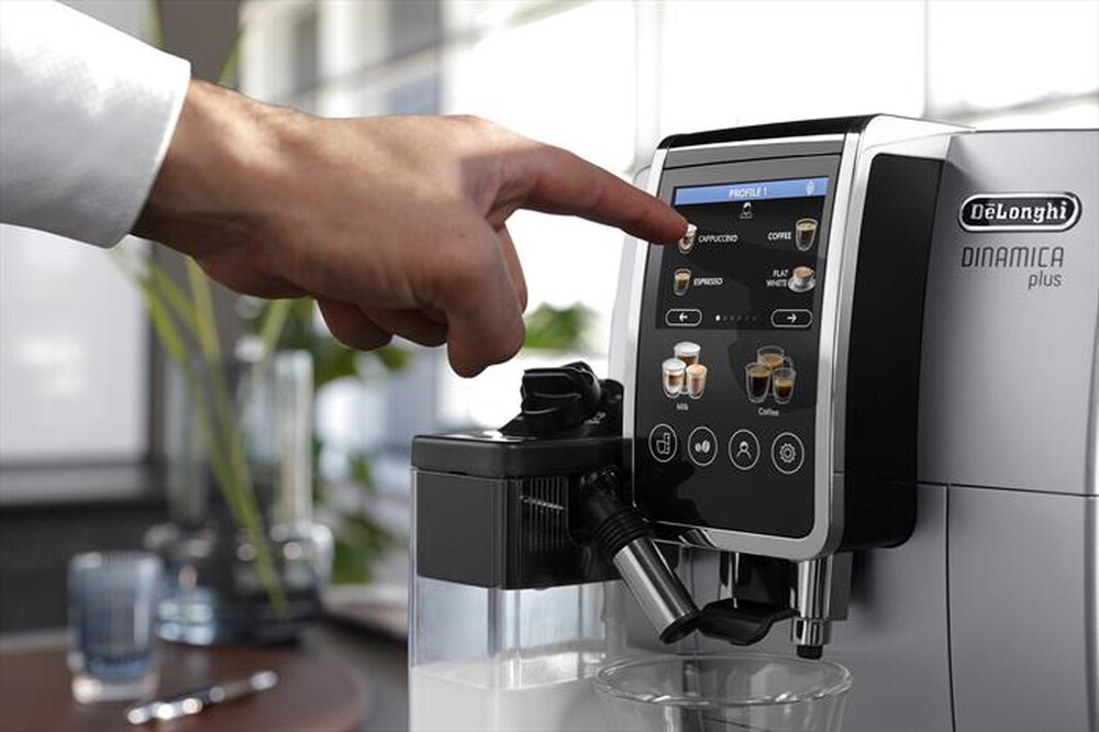 "DE LONGHI - Macchina da caffé automatica ECAM380.85.SB-silver black"