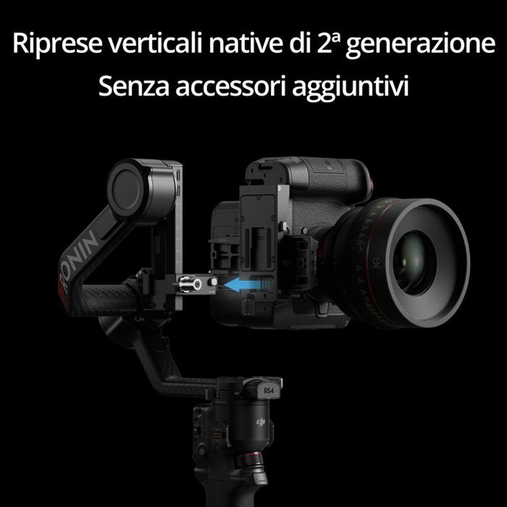 Immagine del prodotto DJI - Stabilizzatore a tre assi RS 4 PRO-Nero