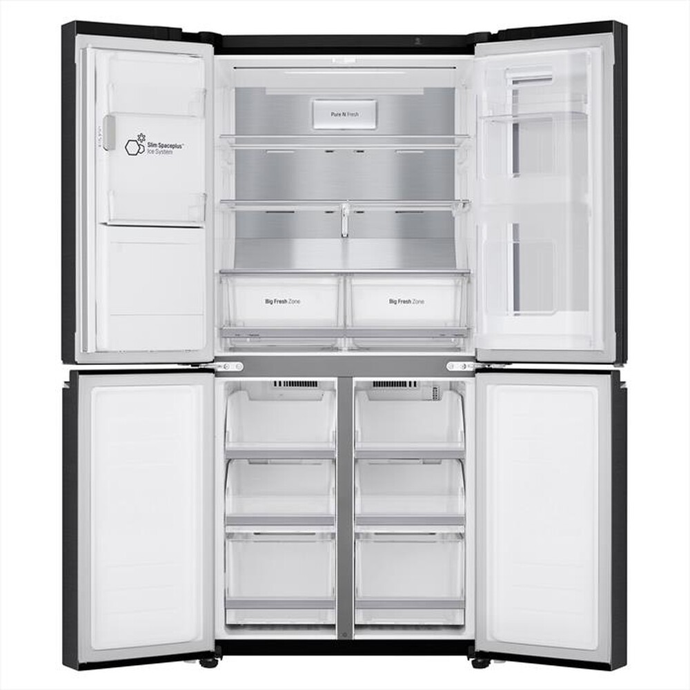 "LG - Frigorifero 4 Porte INSTAVIEW GMX844MC6F Classe F-Nero"
