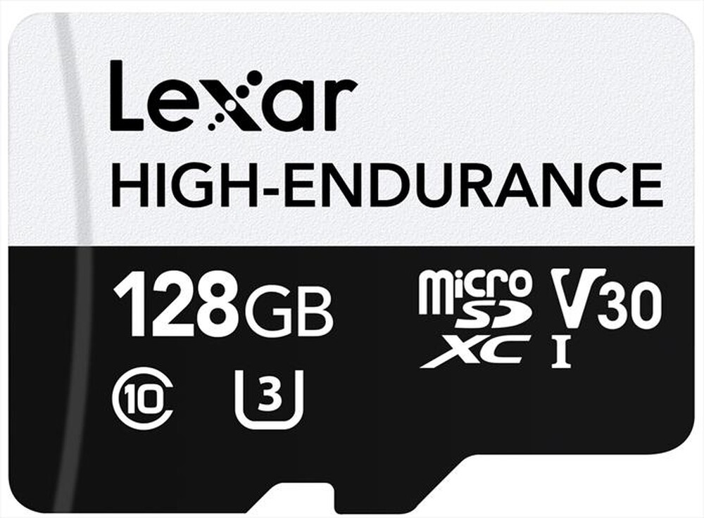 Immagine del prodotto LEXAR - MICROSDXC HIGH END. 128GB-Black/White