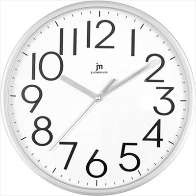 LOWELL - Orologio da parete ABS 00712S-ARGENTO