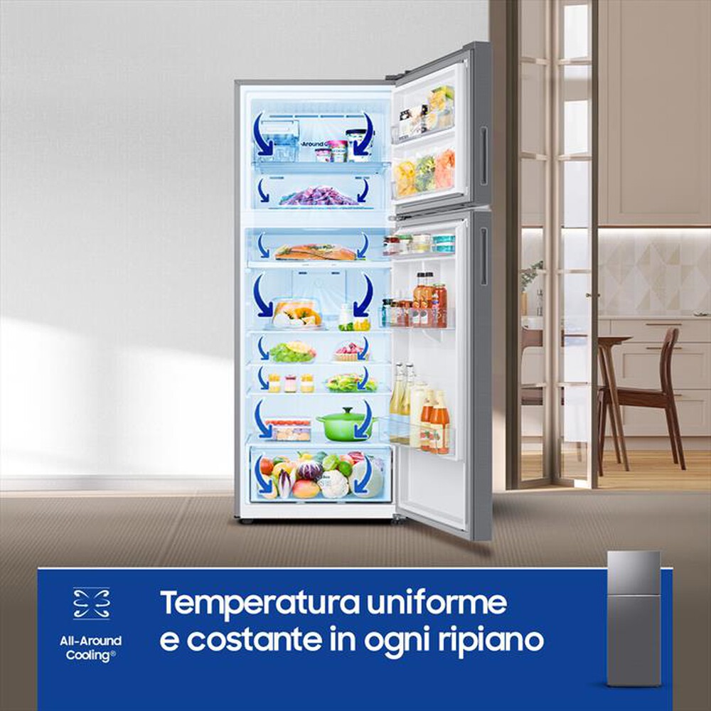 "SAMSUNG - Frigorifero 2 porte RT47CG6626S9ES Classe E 465 lt-METAL INOX"
