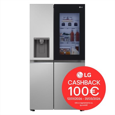 LG - Frigorifero side by side GSGV80PYLD Classe D 635L-Silver