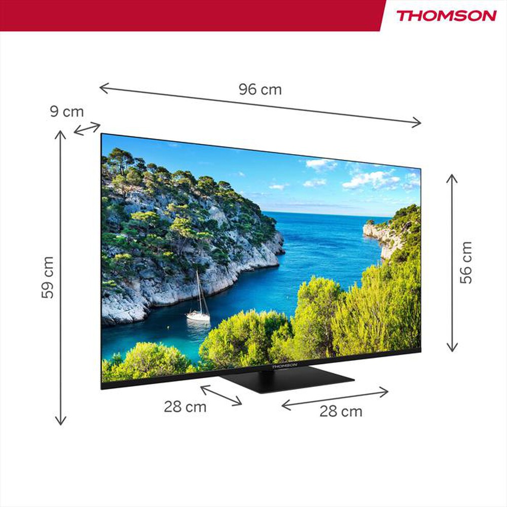 "THOMSON - Smart TV LED UHD 4K 43\" 43UG5C14-Nero"