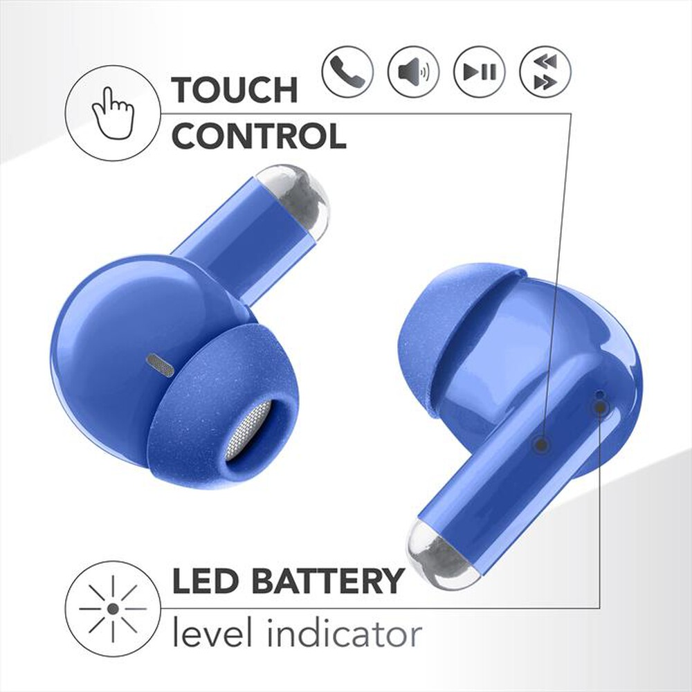 Immagine del prodotto MUSIC SOUND - Auricolare Bluetooth in-ear DRIFT-Blu