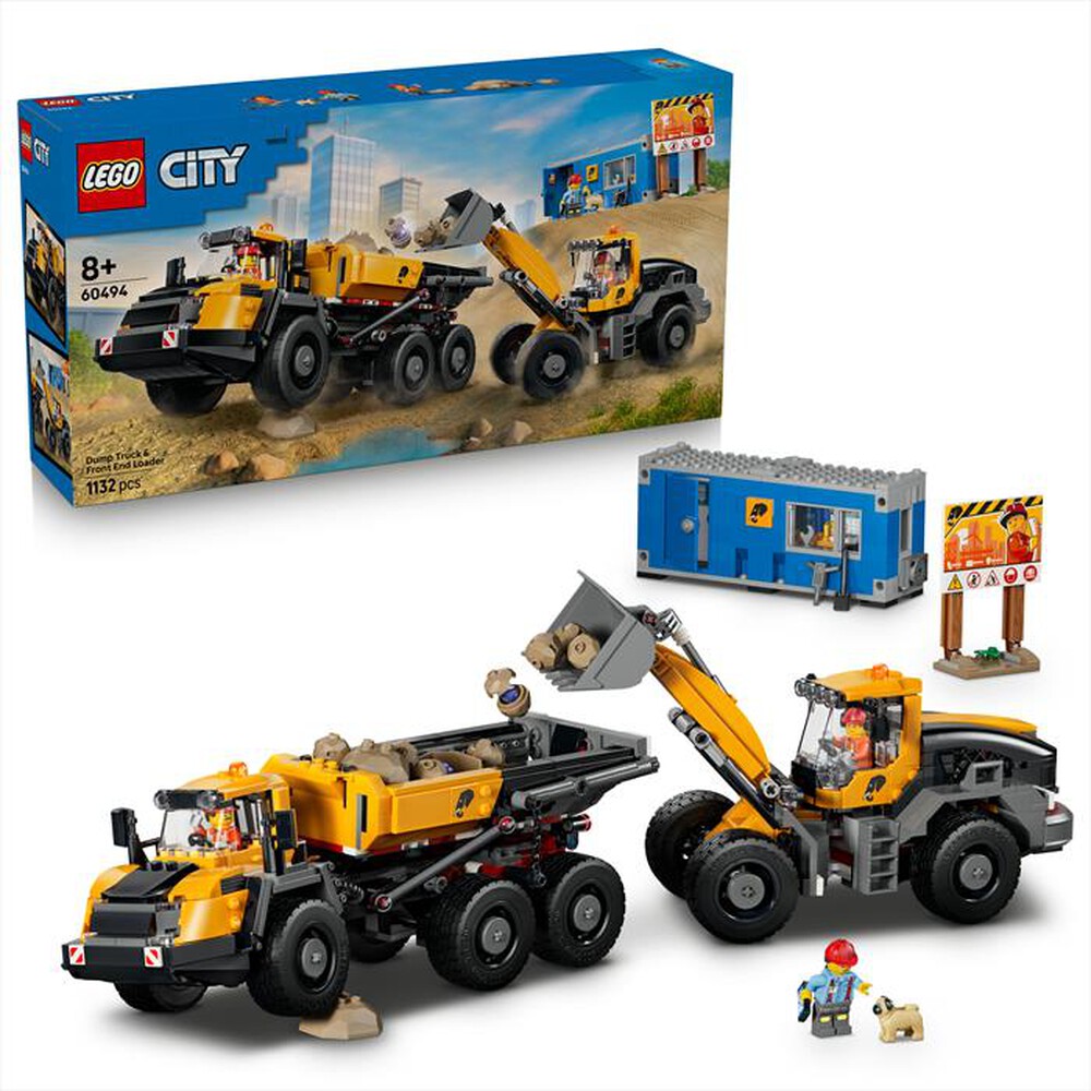 Immagine del prodotto LEGO - CITY Camion ribaltabile e pala meccanica - 60494