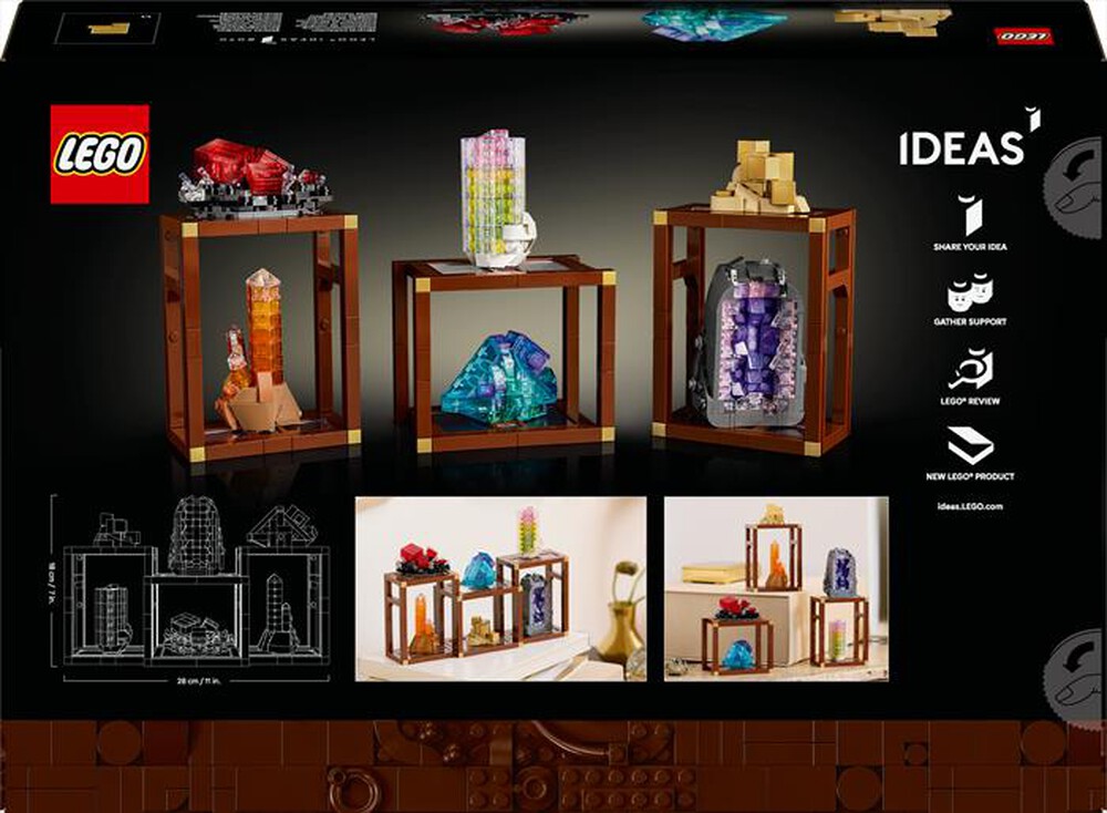 Immagine del prodotto LEGO - IDEAS Collezione di minerali 21362