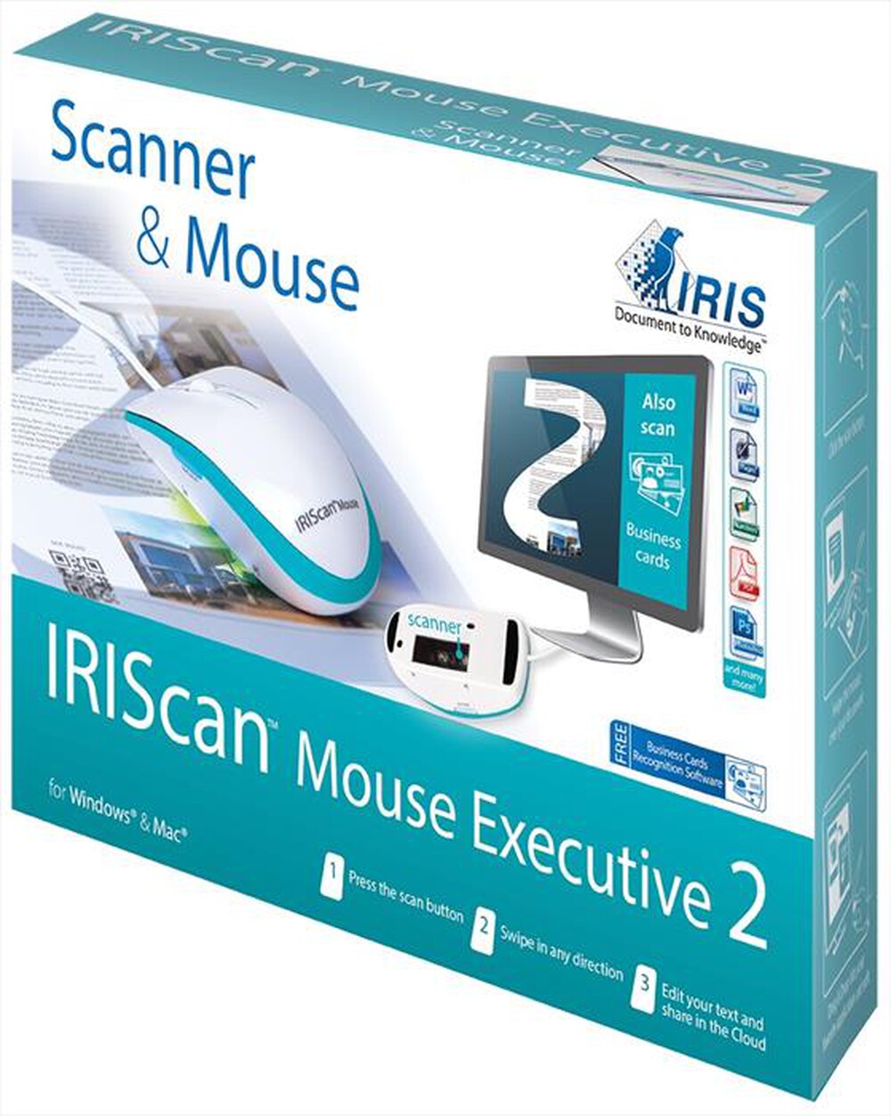"IRIS - IRIScan Mouse Executive-bianco"