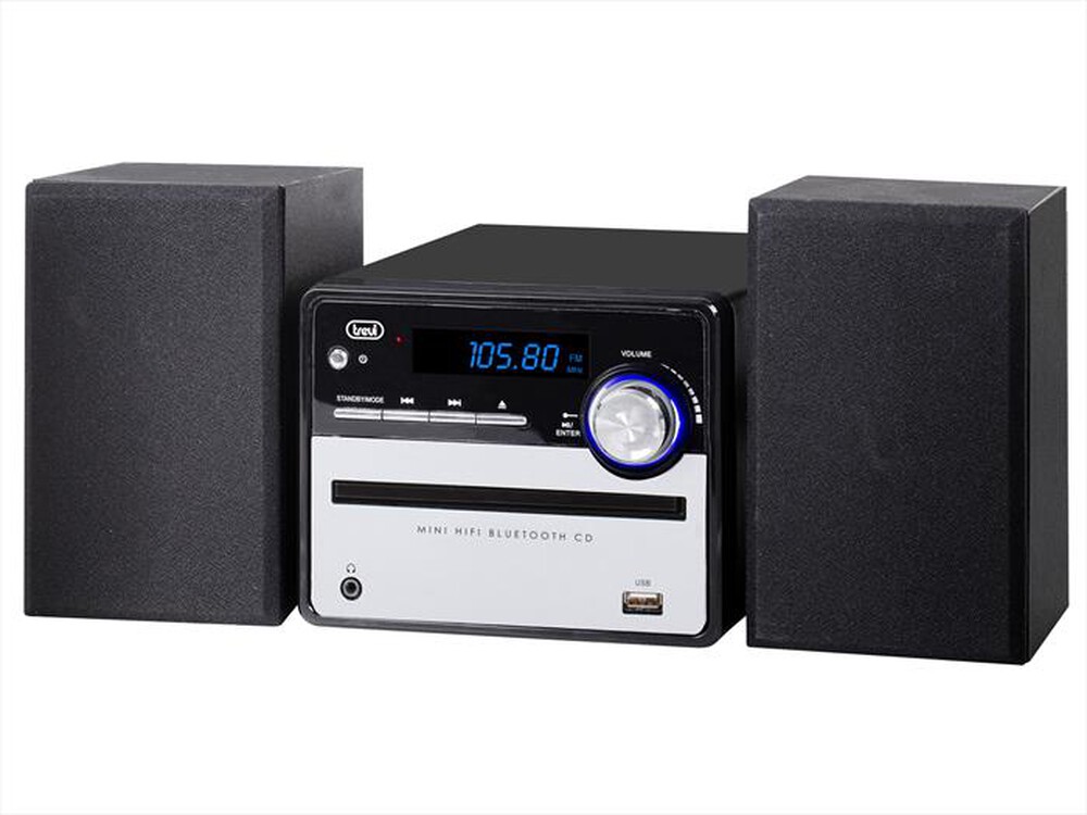 "TREVI - MINI SISTEMA HI-FI BLUETOOH HCX 10F6-Nero"