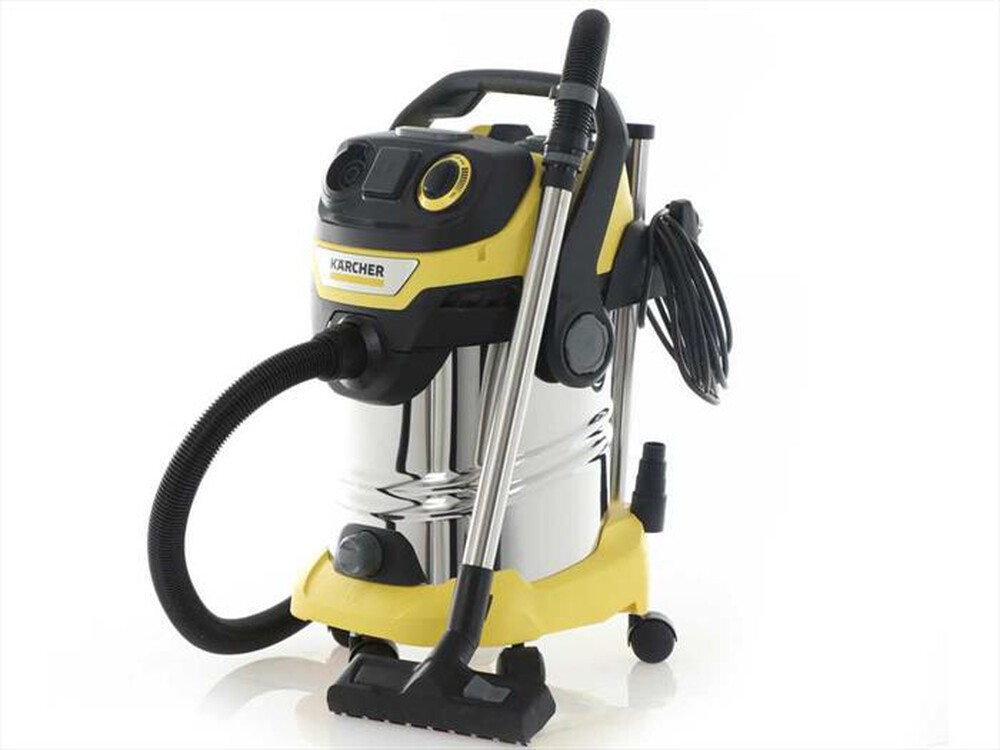 "KARCHER - Aspirapolvere a bidone WD6PSV30622T-Nero/Giallo"