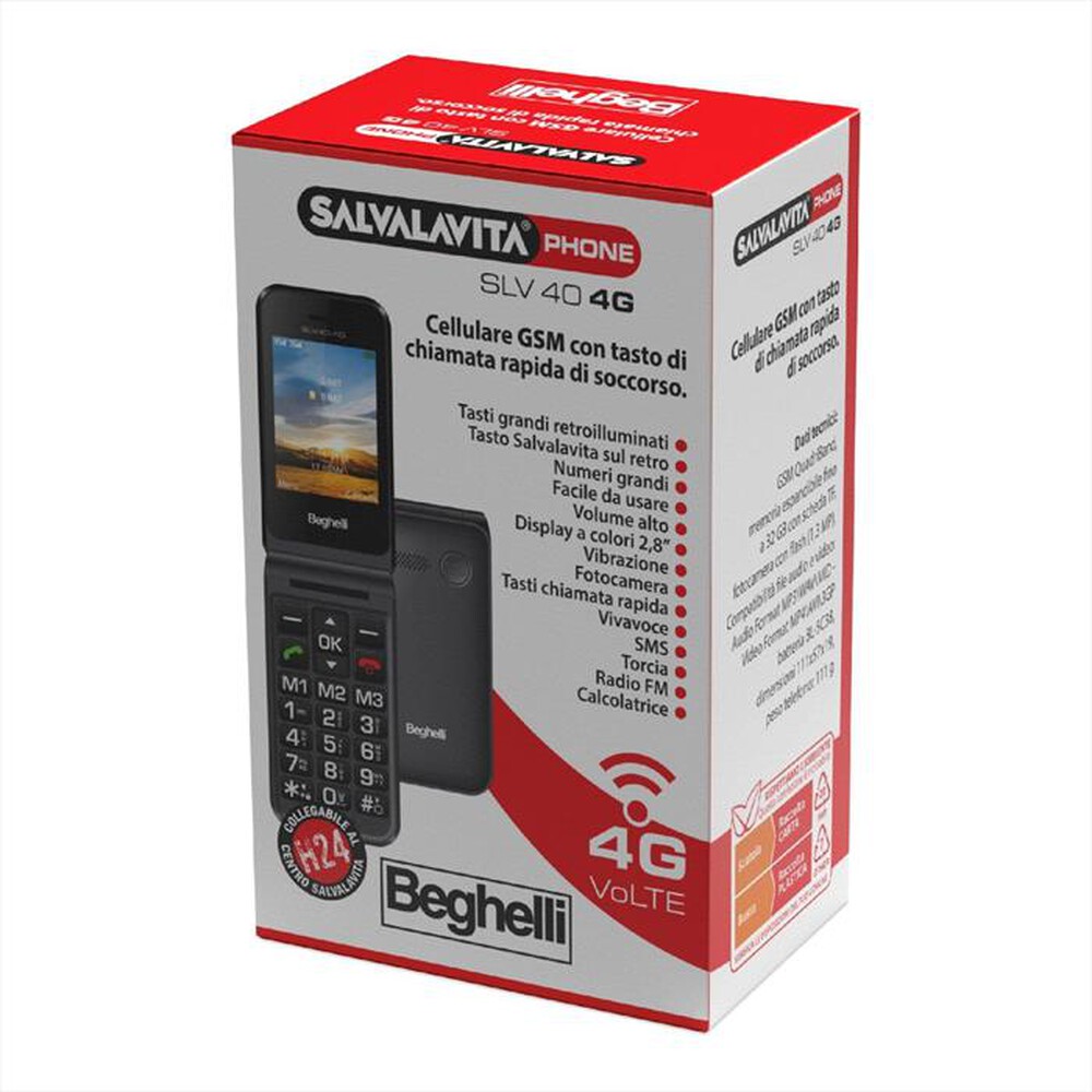"BEGHELLI - Cellulare 9208-grigio"