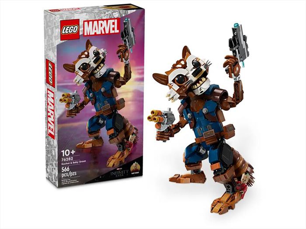 "LEGO - MARVEL Rocket e Baby Groot - 76282"