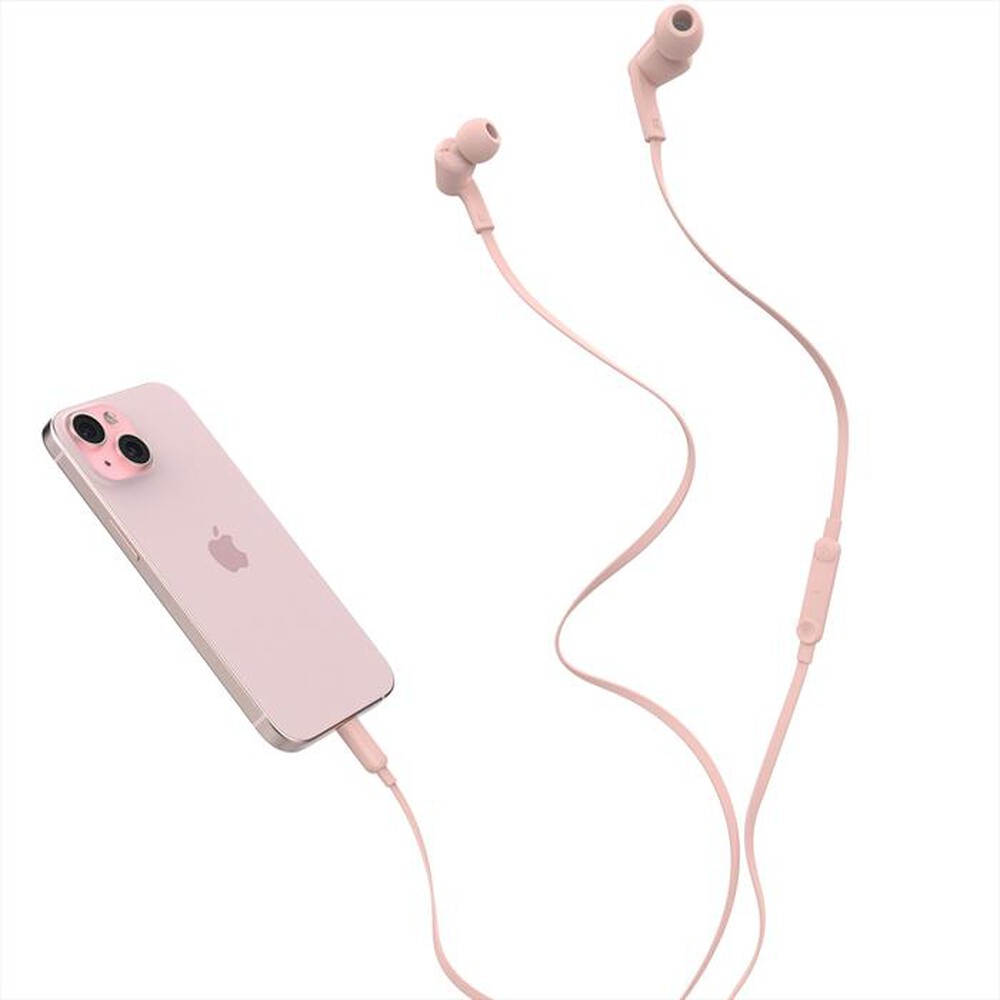 "BELKIN - USB-C EARBUDS W/ ADJUSTABLE VOLUME LIMITER-Rosa"