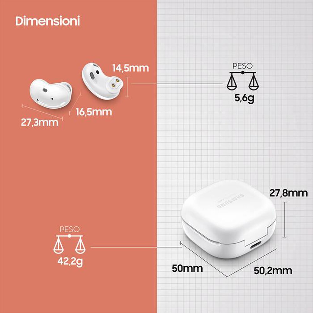 "SAMSUNG - GALAXY BUDS LIVE-Mystic White"