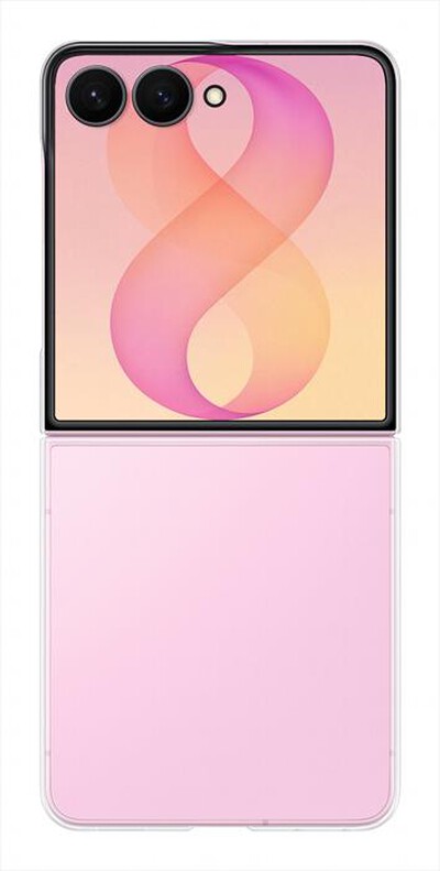 SAMSUNG - Cover CLEAR CASE per Z Flip8-Transparent