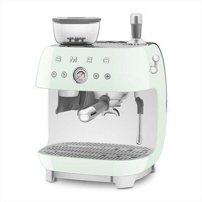 SMEG - Macchina da Caffè+macinacaffè 50's Style EGF03PGEU-Verde LUCIDO