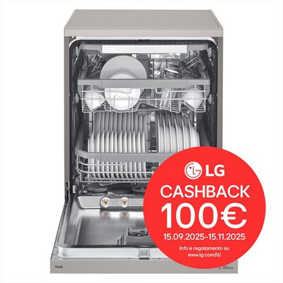 LG - Lavastoviglie DF365FPS Classe B 14 coperti-Noble Steel