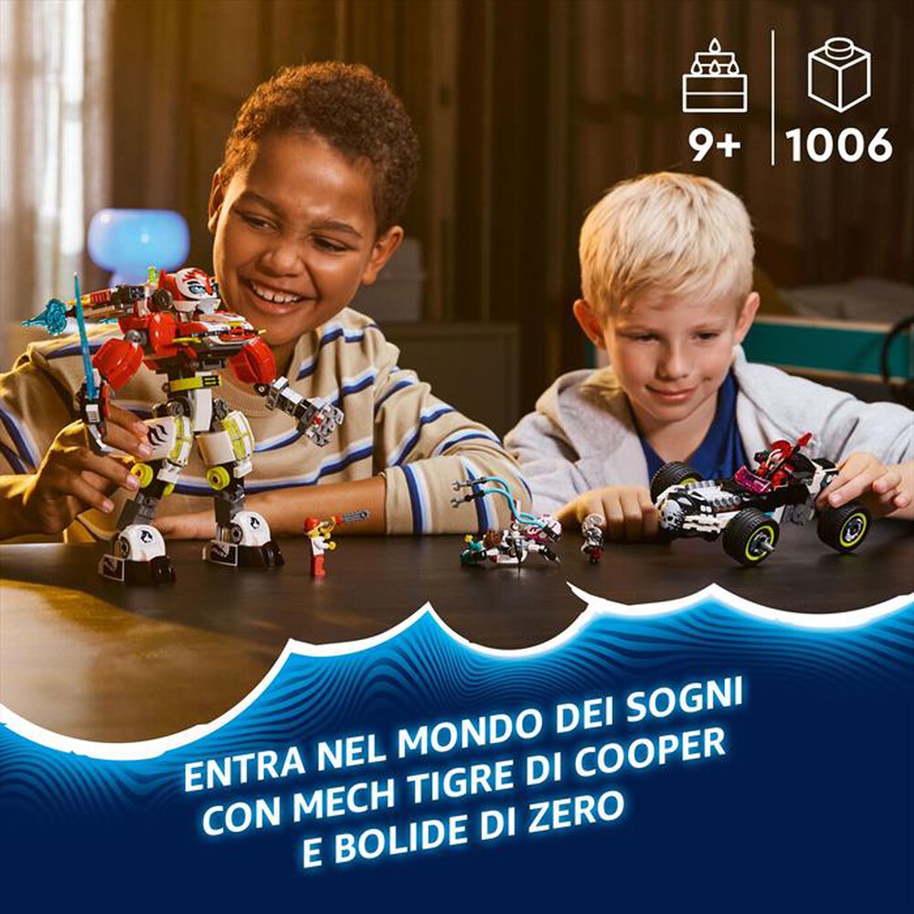 Immagine del prodotto LEGO - DREAMZzz Mech tigre Cooper e Bolide di Zero 71497