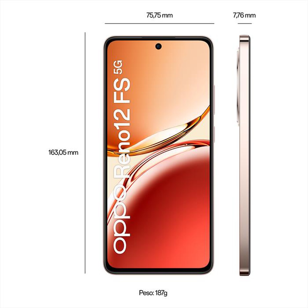 "OPPO - Smartphone RENO12 FS 5G 12+512-AMBER ORANGE"