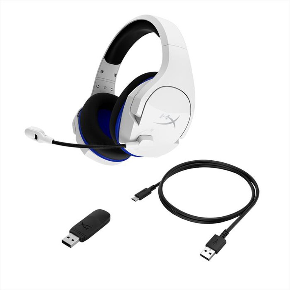 "HYPERX - Cuffie PC CLOUD STINGER CORE WIRELESS PLAYSTATION-Bianca"