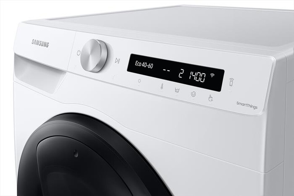 "SAMSUNG - Lavatrice WW10T554DAW/S3 10,5 Kg Classe A-BIANCO CON OBLO' Shiny Black"