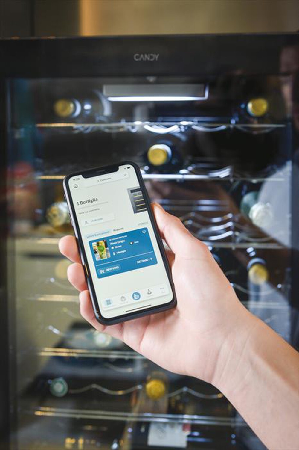 Immagine del prodotto CANDY - Cantinetta  CWC 150 EM/NF Classe G 41 bottiglie-Nero