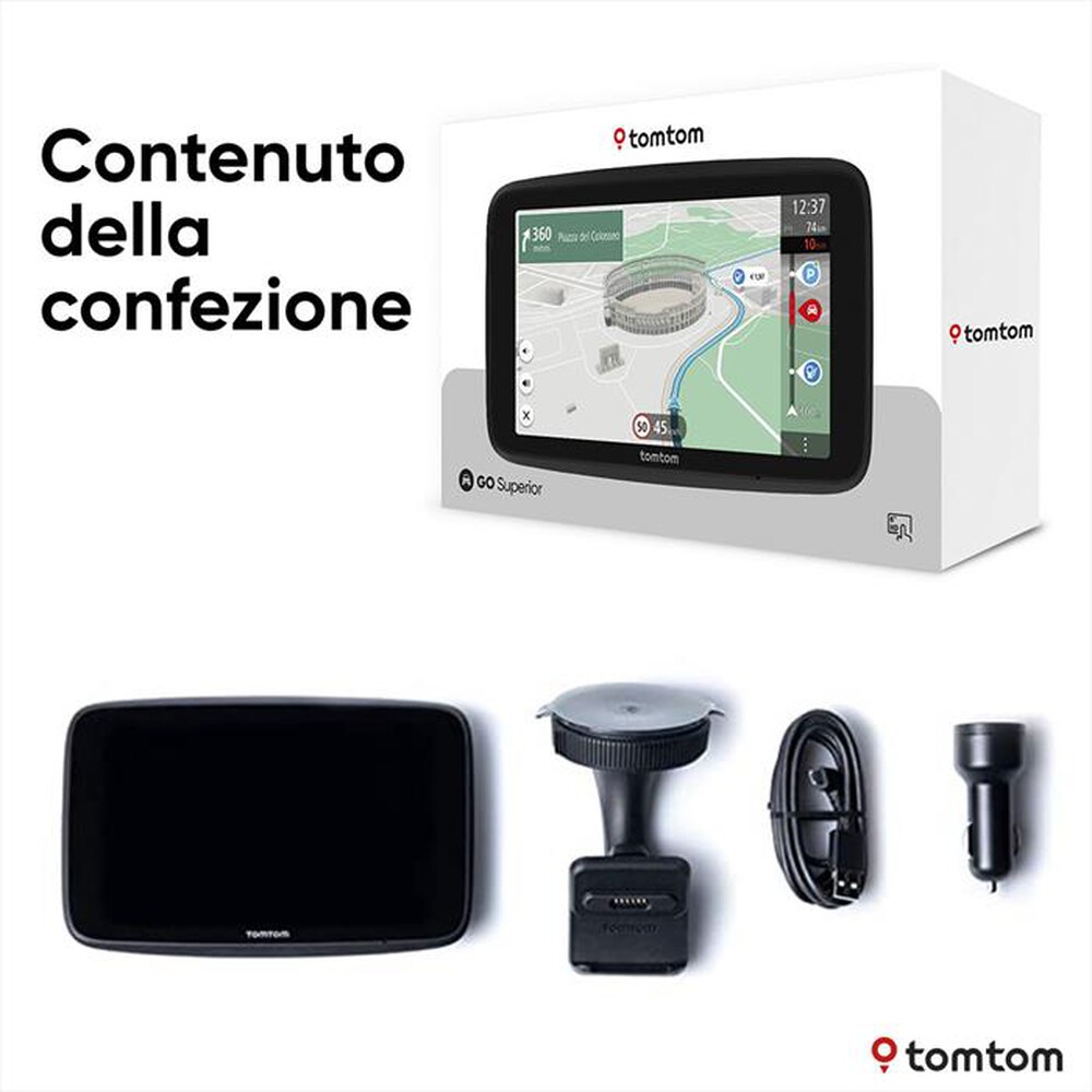 Immagine del prodotto TOM TOM - Navigatore portatile GO SUPERIOR 6"-Nero