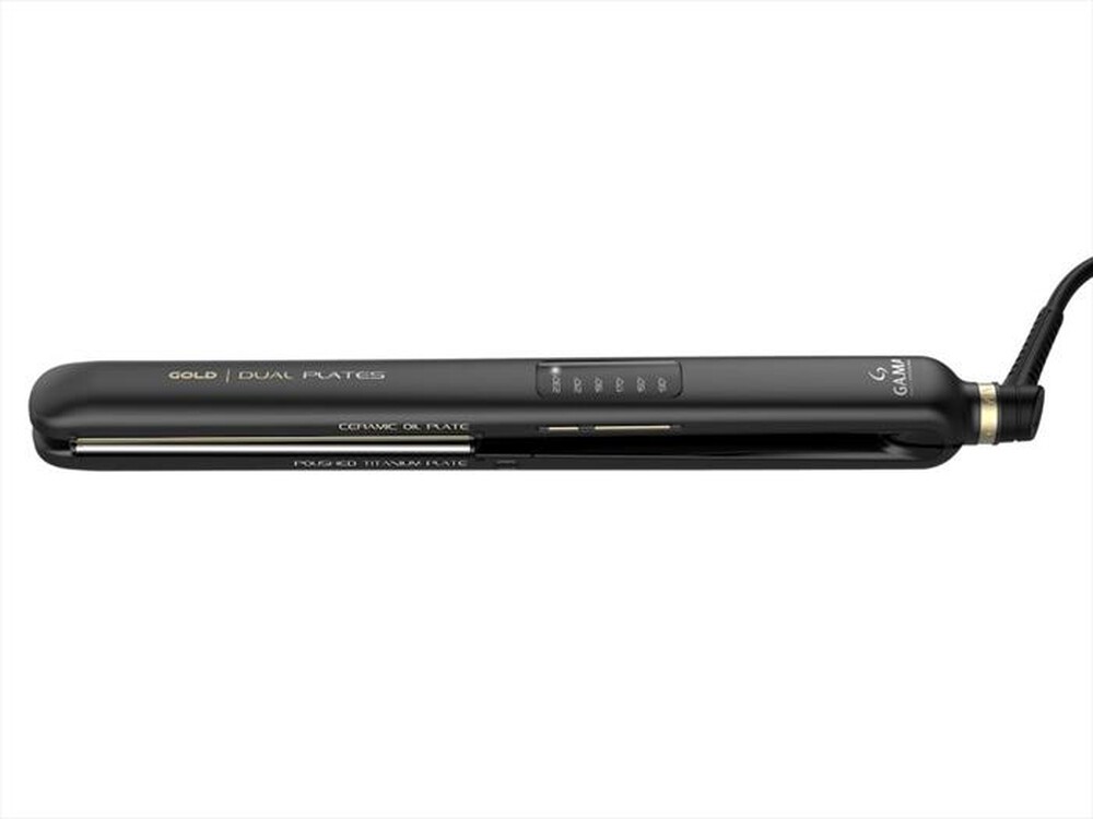 "GAMA - Piastra per capelli GOLD LED DUAL PLATES"