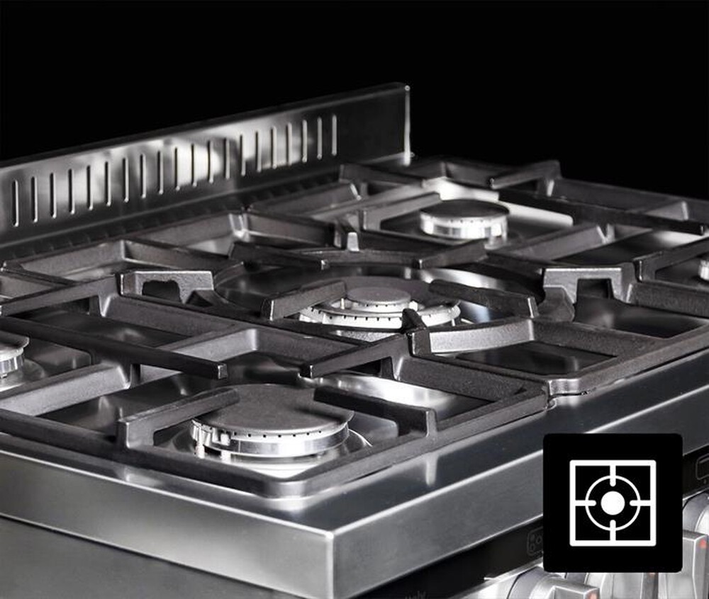 Immagine del prodotto GLEM GAS - Cucina elettrica ST965MRS Classe A+-Rosso Pomodoro