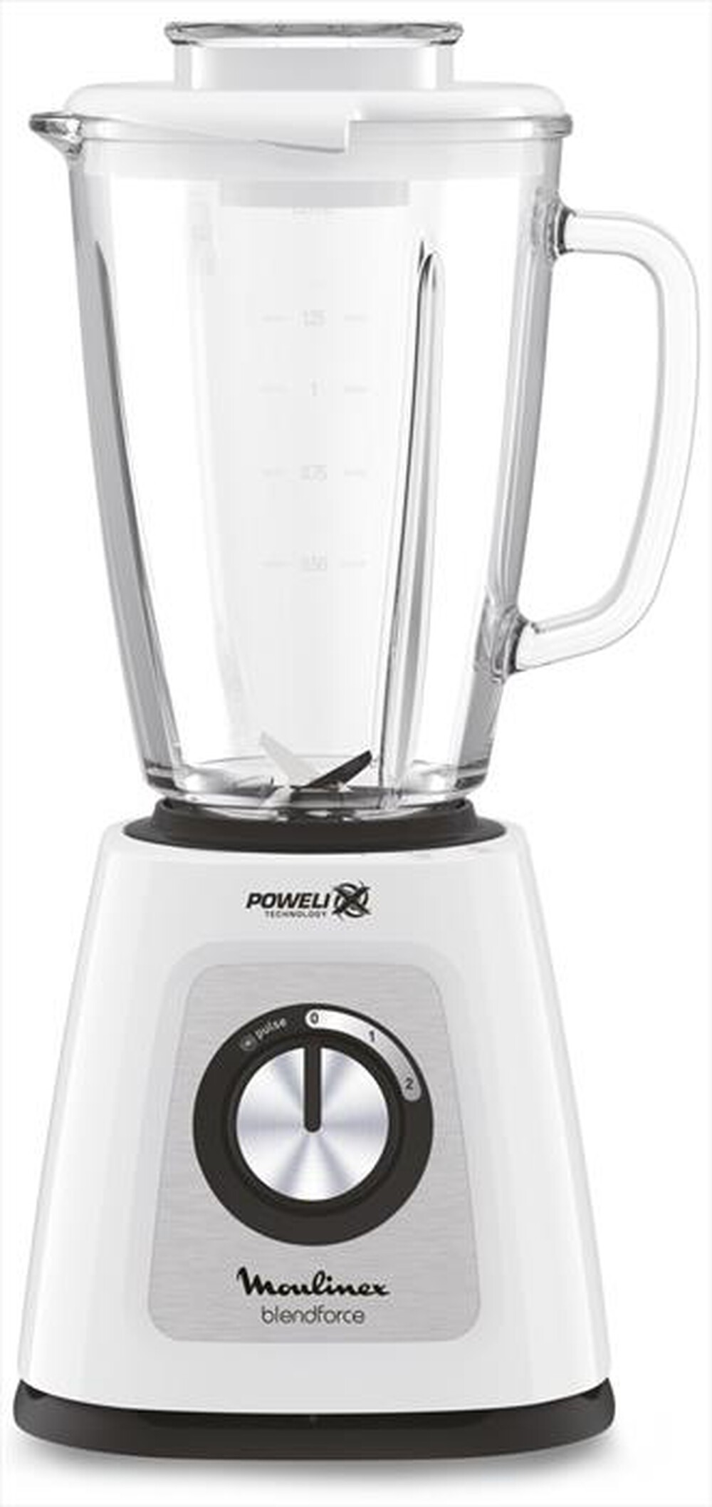 "MOULINEX - LM4351 BlendForce 2, Frullatore-Bianco"