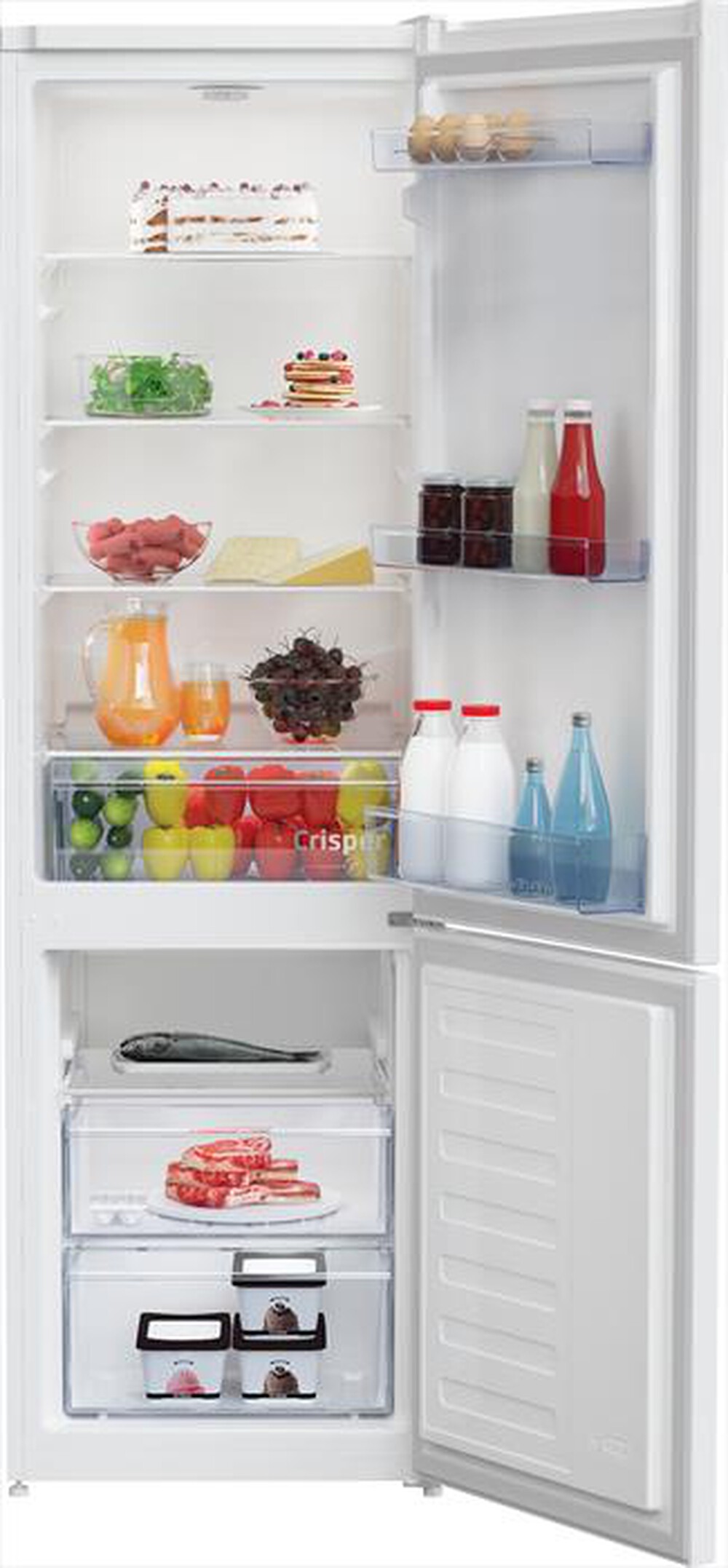 "BEKO - Frigorifero combinato RCSA300K40WN Classe E 291 lt-Bianco"