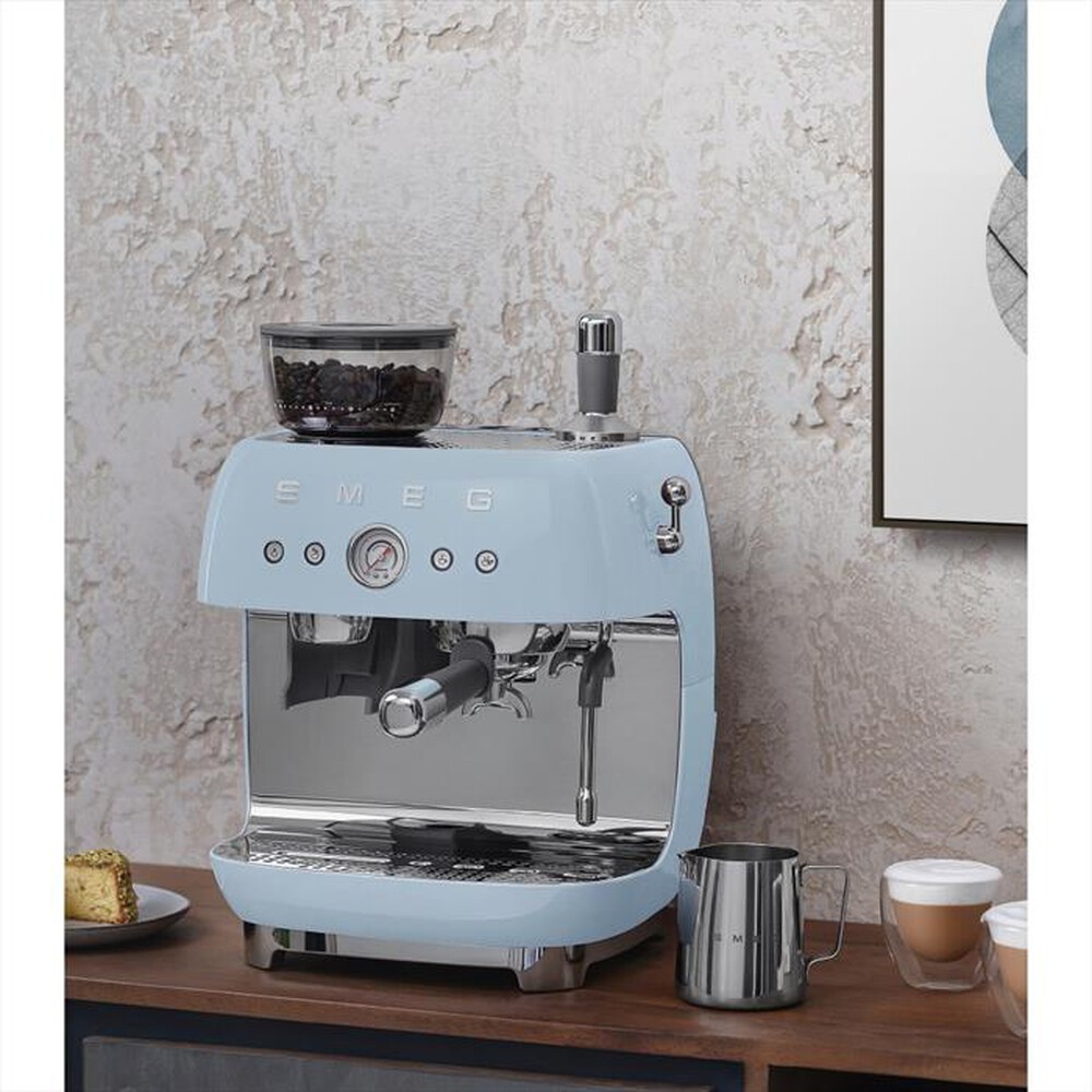 Immagine del prodotto SMEG - Macchina Caff&egrave; Espresso e macinacaff&egrave; EGF03PBEU-Azzurro