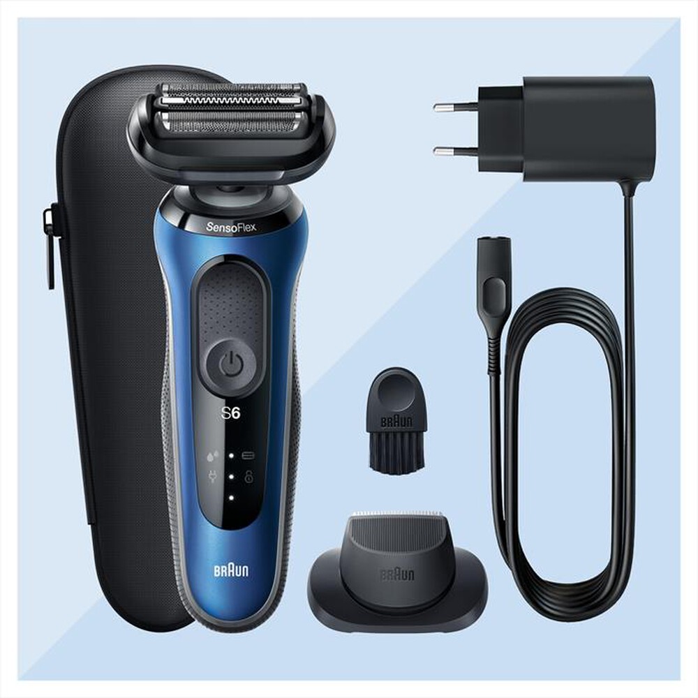 "BRAUN - Rasoio SERIES 6 61-B1200S-BLU"