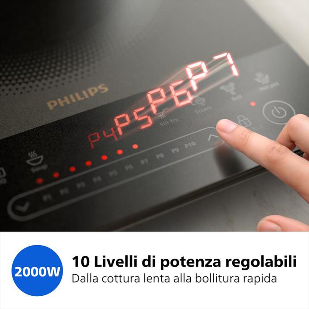 Immagine del prodotto PHILIPS - Piastra a induzione SERIE 5000 HD5850/90-Nero