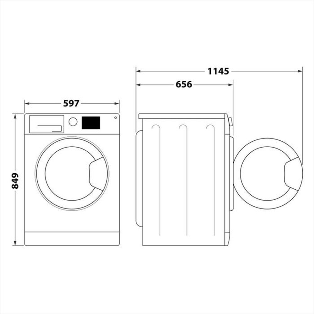 Immagine del prodotto WHIRLPOOL - Asciugatrice SUPREME SILENCE W6 D94WB IT 9Kg - C-Bianco
