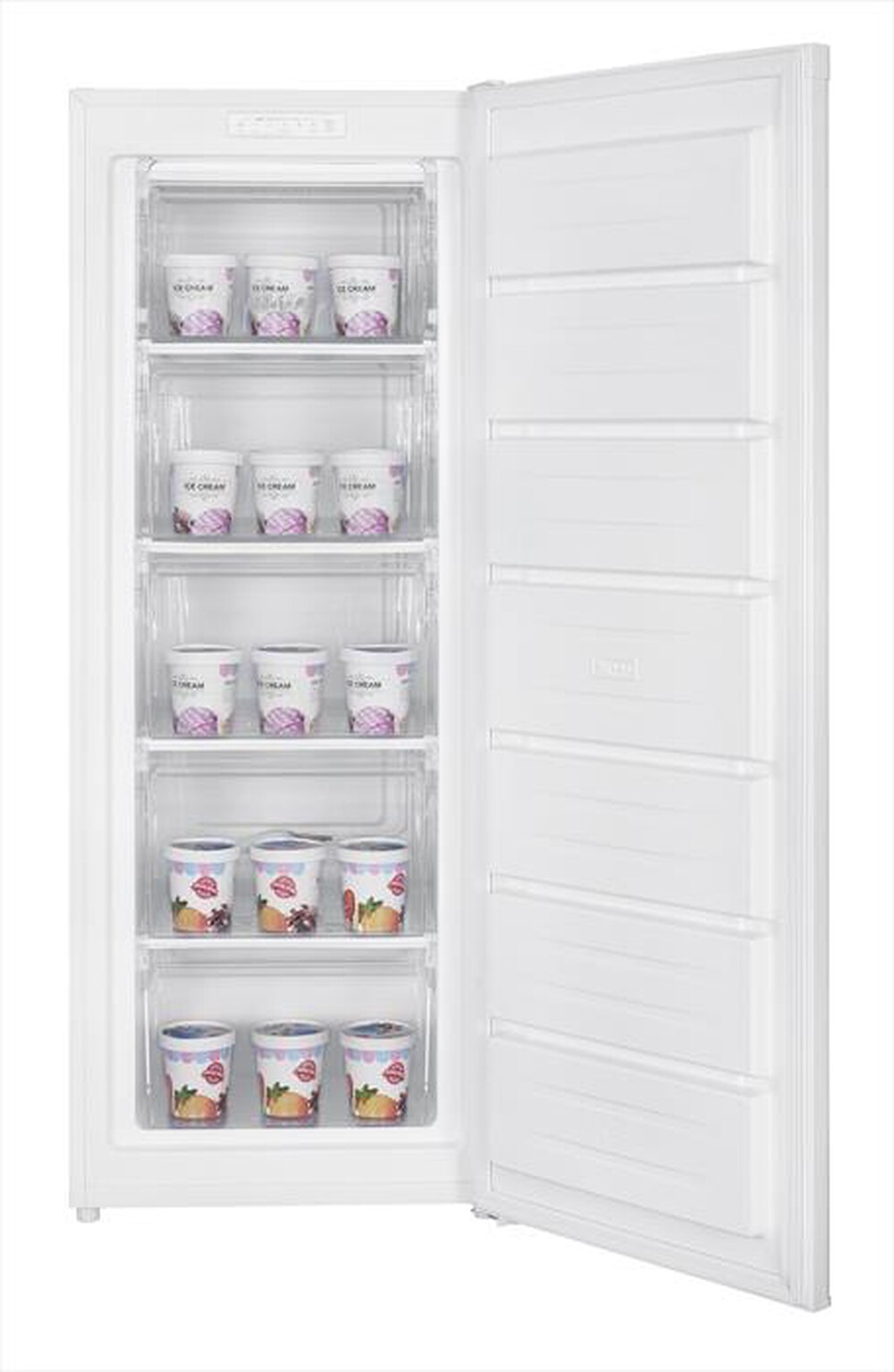 "TECHLIFE - Congelatore verticale TFCV211 Classe E 168 lt-Bianco"