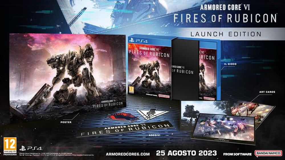 "NAMCO - ARMORED CORE VI: FIRES OF RUBICON LAUNCH ED. PS4"