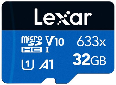 LEXAR - MICROSDHC 633X 32GB NO ADAT-Black/Blue