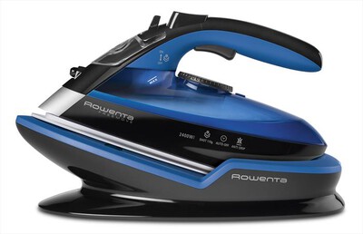ROWENTA - DE5010 Freemove Ferro da Stiro a Vapore Senza Filo-Blue & Black