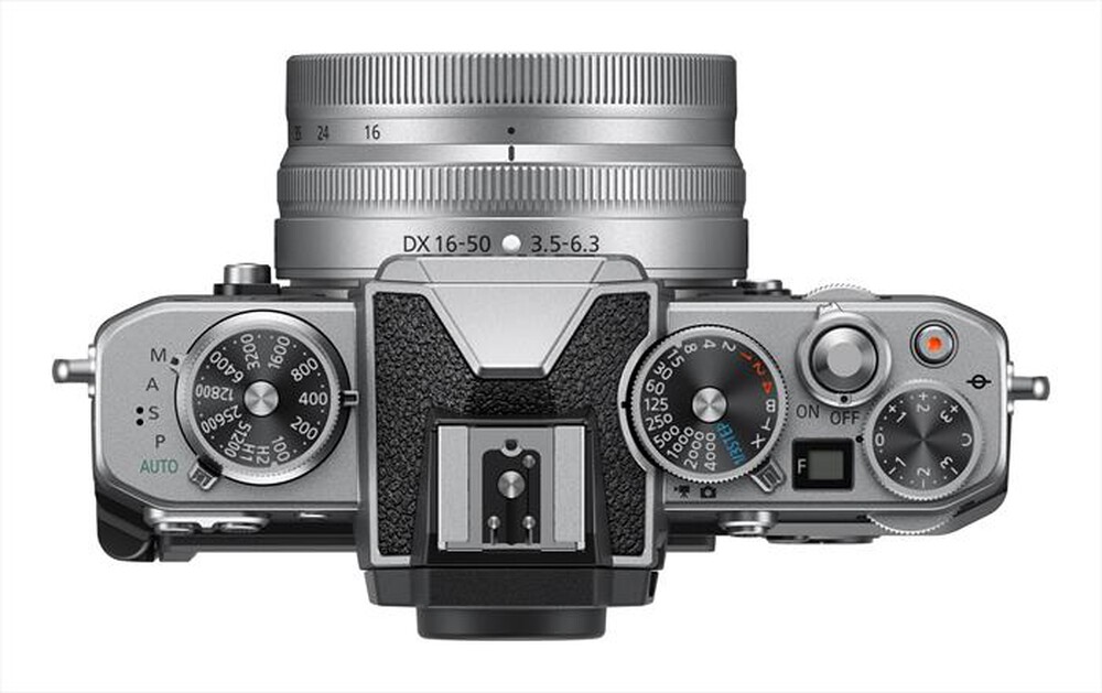 "NIKON - Z FC + Z DX 16-50 VR + SD 64GB-Argento"