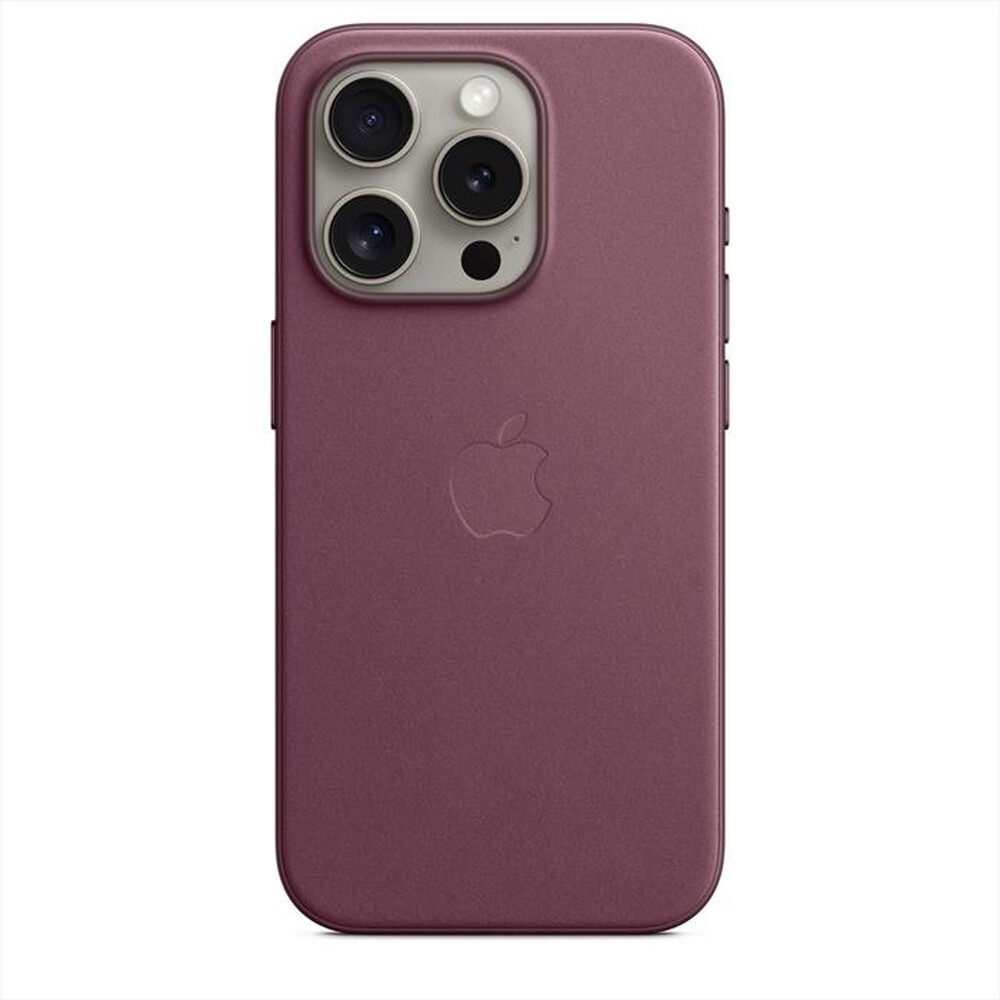 "APPLE - Custodia MagSafe tessuto iPhone 15 Pro-Gelso"