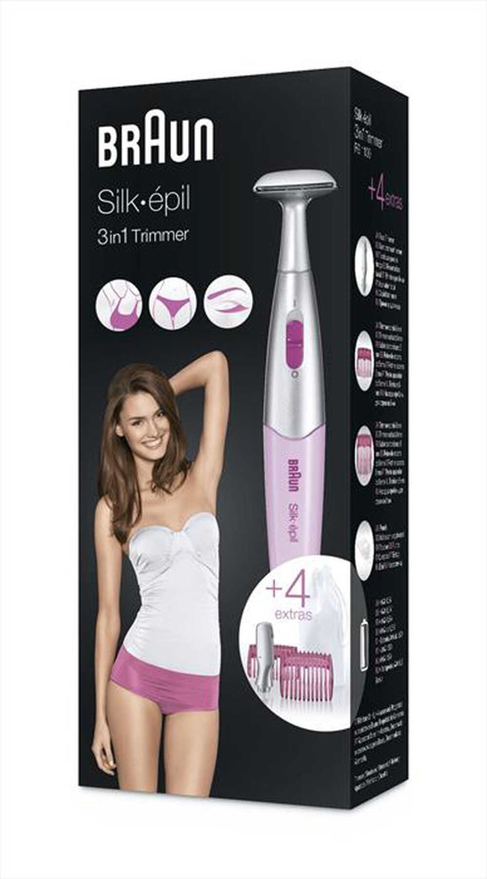 Immagine del prodotto BRAUN - SILK-&Eacute;PIL BIKINI STYLER FG1100-Rosa